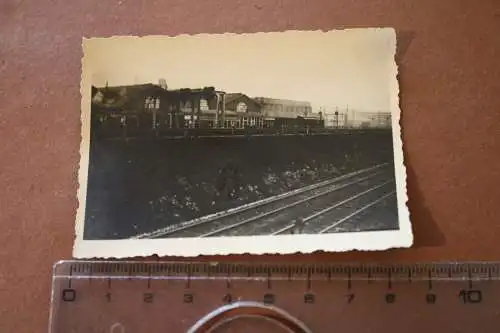 Tolles altes Foto mir unbekannter Bahnhof - ??  30-40er Jahre