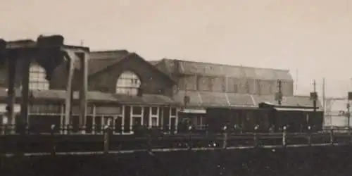 tolles altes Foto mir unbekannter Bahnhof - ??  30-40er Jahre