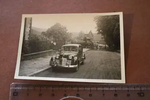 Tolles altes Foto - Oldtimer Opel Olympia 50er Jahre - Zonenkennzeichen