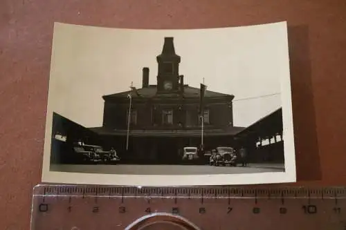 Tolles altes Foto - Reichenbach im Vogtland, Bahnhof 30-40er Jahre