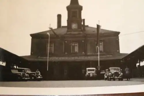 tolles altes Foto - Reichenbach im Vogtland, Bahnhof 30-40er Jahre