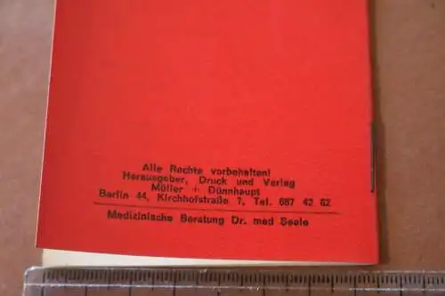 toller alter unbenutzter Gesundheits-Pass  50-70er Jahre ??