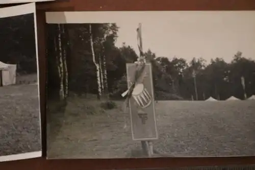 vier tolle alte Fotos Ferienlager Schmöllner Schuhfabrik VEB  50-60er Jahre