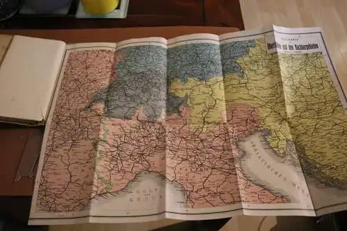 tolle alte Mappe - Kriegskarten mit sechs Landkarten - Gea Verlag    Russland, I