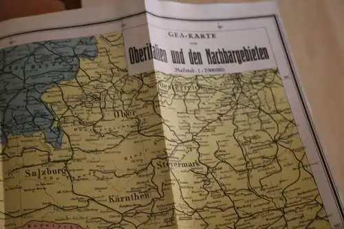 tolle alte Mappe - Kriegskarten mit sechs Landkarten - Gea Verlag    Russland, I