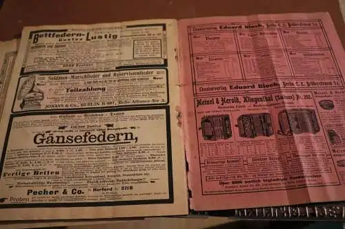 Altes Jahrbuch des Deutschen Krieger-Bundes mit Kalender von 1912