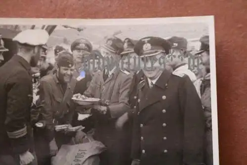 tolles altes Foto - U-Boot Matrosen Rückkehr - Kaleu - Veröffentlichung verboten