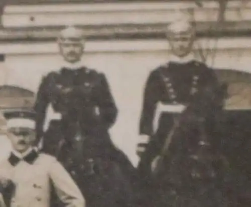 tolles altes Foto - Gruppe Soldaten zu Pferd - Kavallerie - Straubing 1912