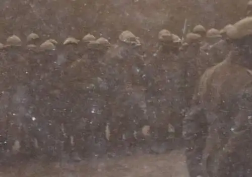 altes Foto - gefangene Soldaten - Franzosen oder Belgier ? 1918