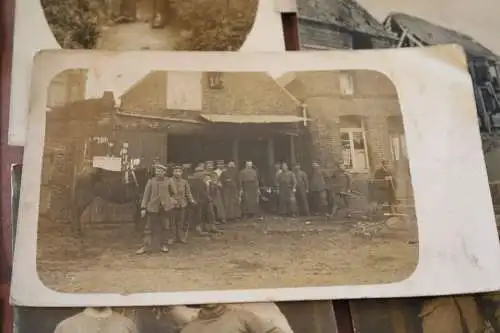 20 tolle alte Fotos, Postkarten - Soldaten - Frankreich usw.