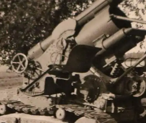 altes Foto - Schwerer Mörser ?? Haubitze ?? 