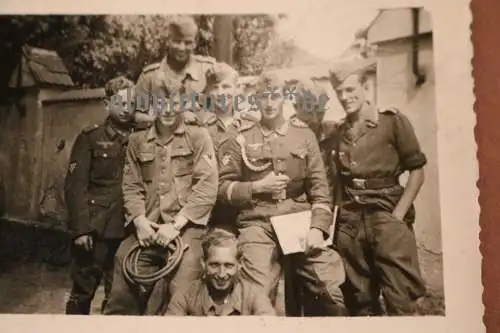 altes Foto Gruppe Kroatischer Freiwilliger  Hrvatska 1943