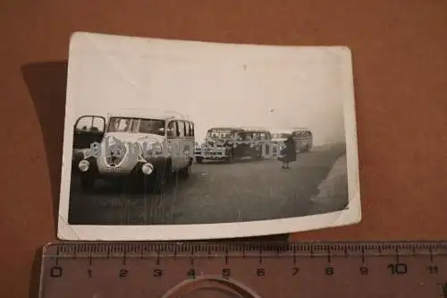 tolles altes seltenes Foto Stromlinienbus Fa. Vetter  Mercedes-Benz O 3750