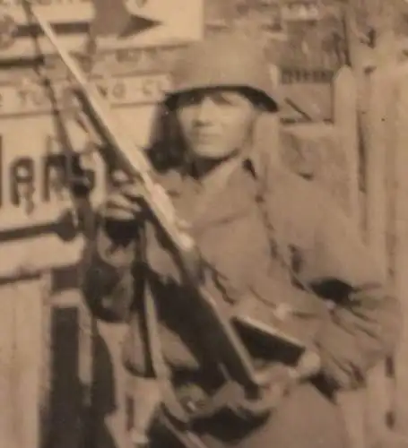 tolles altes Foto - zwei US Soldaten - Amerikaner zwischen Stuttgart / Freudenst