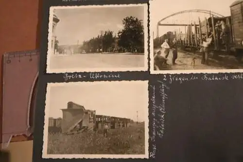 altes Albumblatt 12 Fotos Soldaten Bessarabien - Turkistan Soldaten - Zug usw.