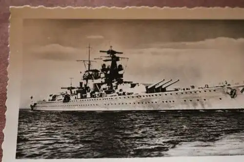 tolles altes Foto - Kauffoto ?? Panzerschiff Admiral Scheer