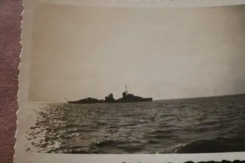 tolles altes Foto - Zerstörer 21 auf Fahrt 