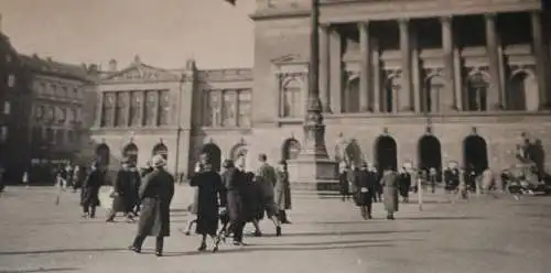 tolles altes Foto - Augustusplatz Leipzig - 30-40er Jahre 