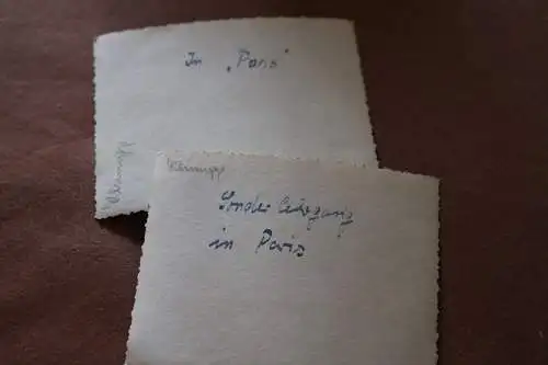 zwei alte Fotos - Matrosen in Paris 
