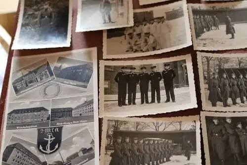 20 tolle alte Fotos 2.Marine-Lehrabteilung  Wilhelmshaven u. Spaden