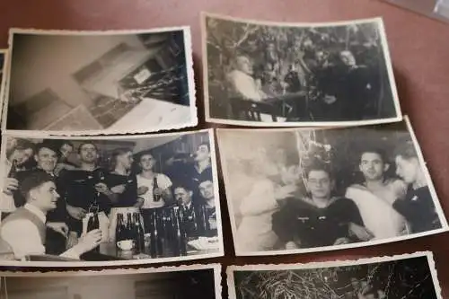 acht tolle alte Fotos Matrosen Weihnachtsfeier u. Neujahr Plön 1940/41
