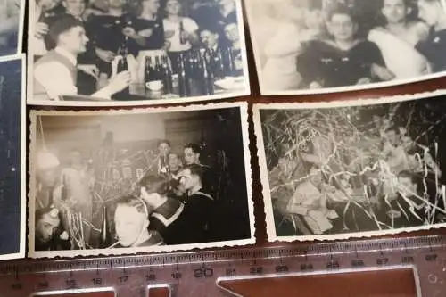 acht tolle alte Fotos Matrosen Weihnachtsfeier u. Neujahr Plön 1940/41