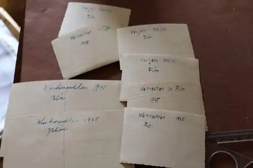 acht tolle alte Fotos Matrosen Weihnachtsfeier u. Neujahr Plön 1940/41