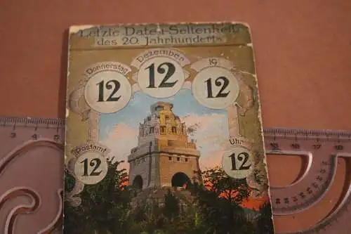 tolle alte Karte - Letzte Daten-Seltenheit des 20. jahunderts 12.12.1912