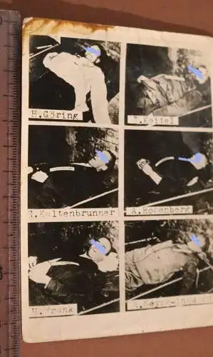 altes Foto - Nürnberger Prozess 1946 