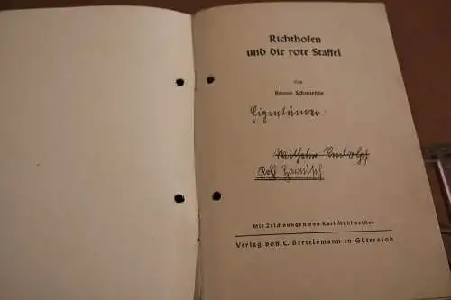 Altes Heft - Richthofen und die rote Staffel - Bruno Schwietzke - Bertelsmann