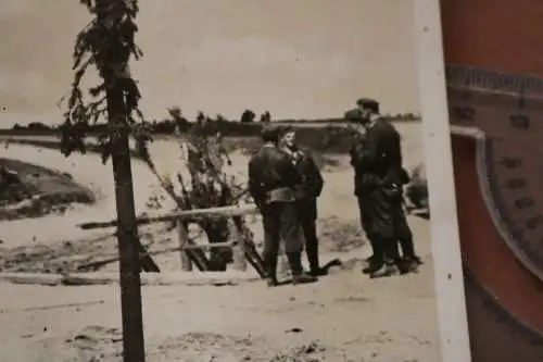 alte Karte - Schild Abschuss 1000 russischer Panzer 