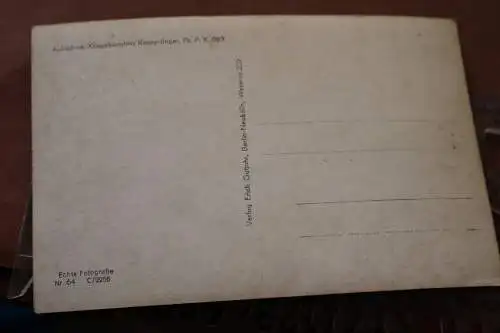 alte Karte - Schild Abschuss 1000 russischer Panzer 