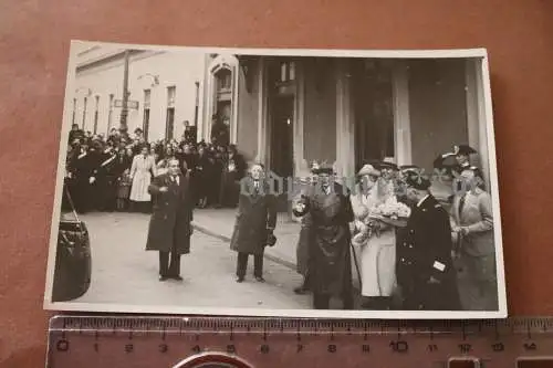 tolles altes Foto - hoher Besuch in Italien - San Remo 