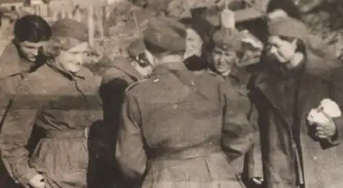tolles  altes Foto -russische Flintenweiber ?? Frauen in Uniform 