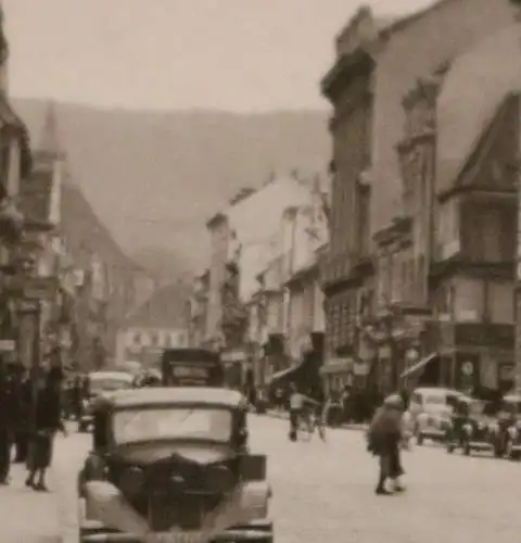 tolles altes Foto - Strasse in ....stadt , Rumänien 1941
