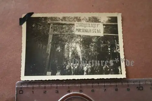  altes Foto - Gefangenenlager Matschulitschi 1941 Raum Minsk