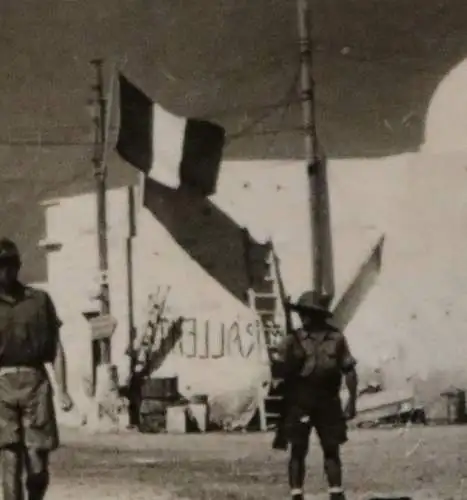 altes Foto  Deutsch Italienisches Fort in Lybien ?  Sollum ?? Ralentare 1941