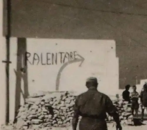 altes Foto  Deutsch Italienisches Fort in Lybien ?  Sollum ?? Ralentare 1941