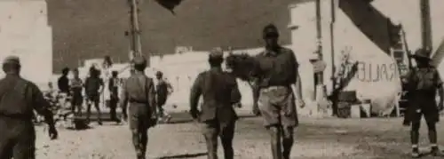 altes Foto  Deutsch Italienisches Fort in Lybien ?  Sollum ?? Ralentare 1941