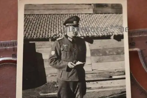 Altes Foto - Portrait Oberleutnant - Kroatische Legion - Hrvatska legija 1943