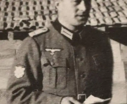 altes Foto - Portrait Oberleutnant - Kroatische Legion - Hrvatska legija 1943