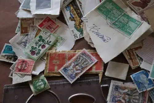 Briefumschlag mit alten Briefmarken 