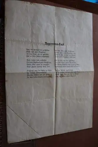 altes Programmblatt - Weihnachtsfeier Kameradschaft 126er Schwenningen 1938