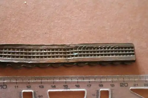 tolles altes Grabenkunststück Brieföffner aus Sprengring 