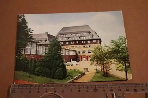 Tolle alte Karte Sanatorium Rupennest Altenberg Erzgebirge 60er Jahre ?