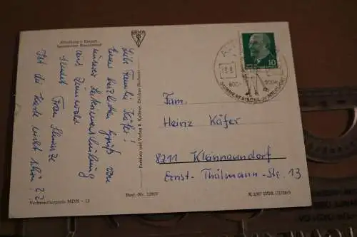 tolle alte Karte Sanatorium Rupennest Altenberg Erzgebirge 60er Jahre ?