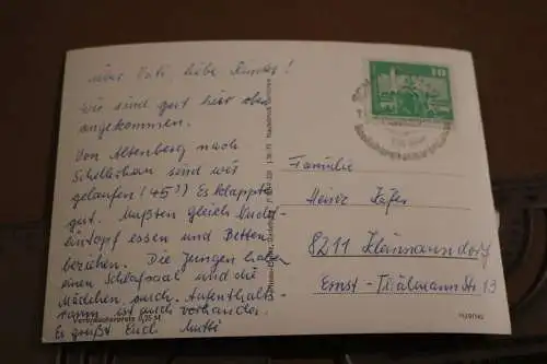 tolle alte Karte Schellerhau im Erzgebirge  Ferienheim VEB Tabakuni Dresden