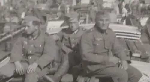 vier tolle alte Negative Soldaten Hafen - Schiffe mit Tarnanstrich Boulogne-sur