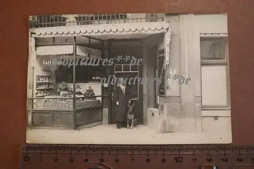 Tolles altes Foto - Geschäft Fettwaren, Delicatessen - Hamburg Marienthalerstr.