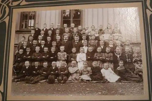 Zwei tolle alte Fotos Schulklassen, Konfirmation 1904 u 1910 - Ort ???